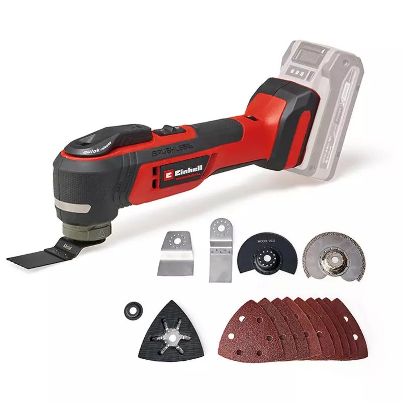 Einhell Profesional Acku Herramienta Multifuncional Tp-mg 18 Li Bl-solo, Network/Negro 18 Voltios, Sin Batería A