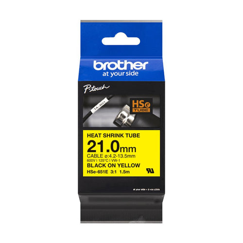 Brother Tape Mecanográfico Black Sobre White HSE-251E — image 1