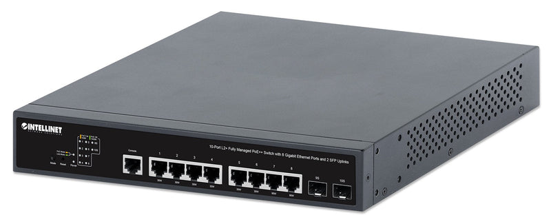 Intellinet 10-PORT L2 + Managed PoE + Switch 8X Gbit 2X Sfp