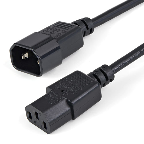 StarTech Extensor Alargador 1M Cable Power Computer - C14 a C13 — image 1