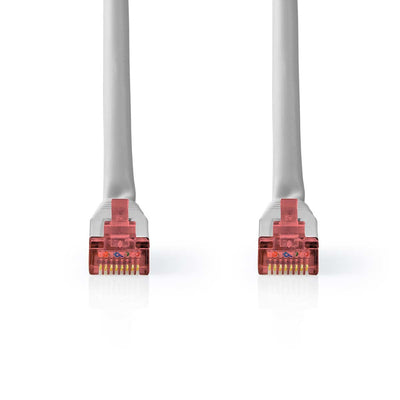 Nedis CAT.6 Cable RJ45 Connector Male RJ45 Connector Male S/FTP 2.0M Round Abs / Pvc Grey Colgador — image 1