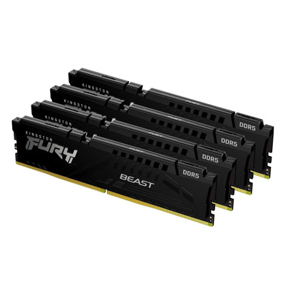 Kingston Memory Fury 128GB DDR5 5200 (4X 32GB) Quad-kit, KF552C40BBK4-128 — image 1