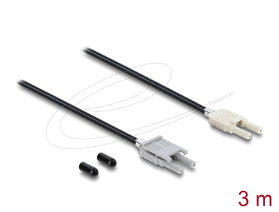 Delock Lwl Pof Kunstst. Cable Hfbr 4506-4516Z Dupl Stst 3M — image 1