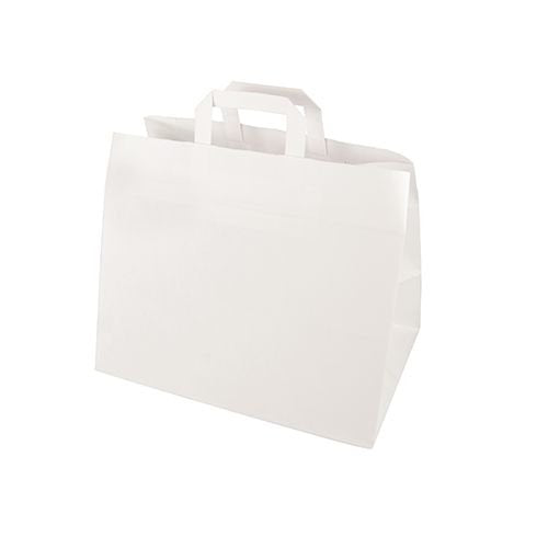Papstar Papel-tragetaschen White