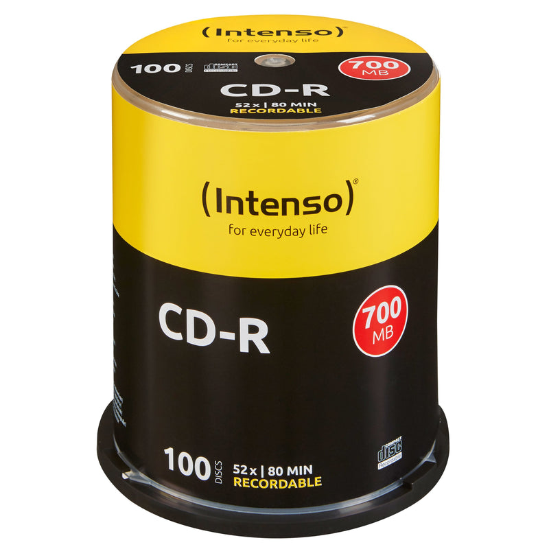 Intenso Cd-r 700MB/80MIN Tubo 100 Units