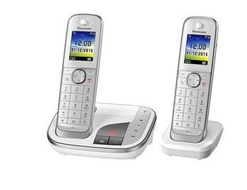 Panasonic KX-TGJ322 Phone Dect White Identificador Llamadas — image 1