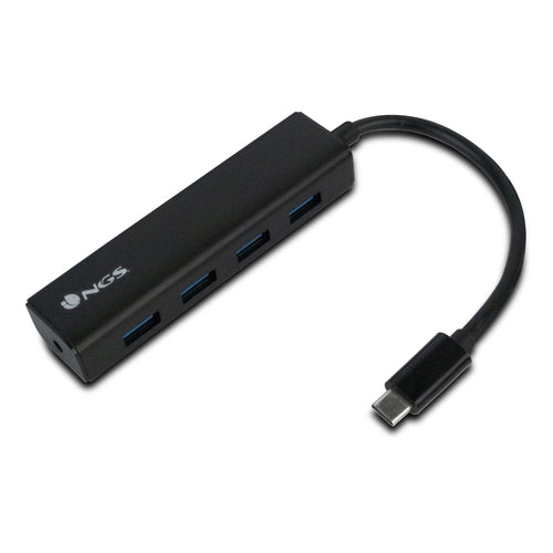 Ngs Hub WONDERHUB4 USB 2.0 Type-c 480 Mbit/S Black — image 1