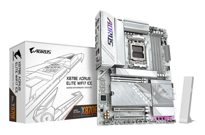 Motherboard GA-X870E a Elite WIFI7 Ice (AM5) (d) X870E a Elite WIFI7 Ice — image 1