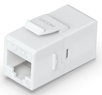 Ubiquiti Acoplamiento Keystone CAT.6, Paquete 12 White UACC-KEYSTONE-COUPLER-C6 — image 1