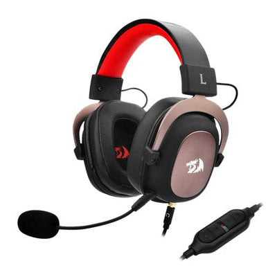 Redragon Headphones H510 Zeus Alámbrico Diadema Set USB Type a Black Pink Red — image 1