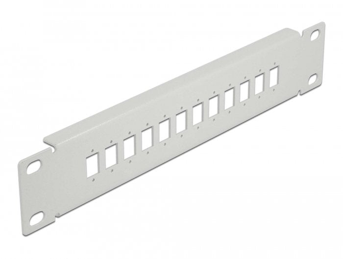 Delock 10 Lwl Patchpanel 12 Port Sc Simplex / Lc Duplex 1 He Grey