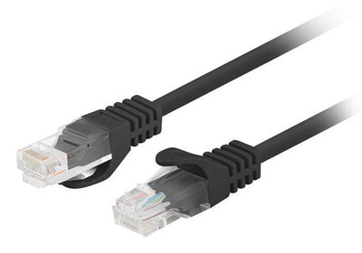 Lanberg Network Cable CAT.6 UTP 2M Black 10-PACK — image 1