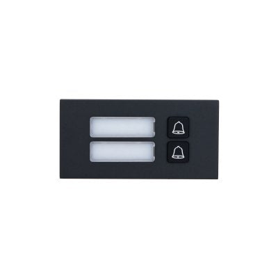 Dahua VTO4202FB-MB2 Estación Outdoor Modular Video Doorbell IP With 2 Buttons Series VTO4202FB-X. Colour Black