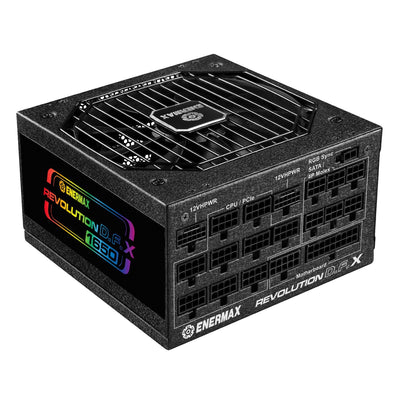 Enermax Power Supply Revolution Dfx 1650W, White Connector GPU 3X 12 Pines, 7X Pcie, Gestión Cables, 1650 Watt — image 1