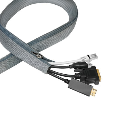 Logilink Hose Cable With Zip Ø 50MM Grey 1M — image 1