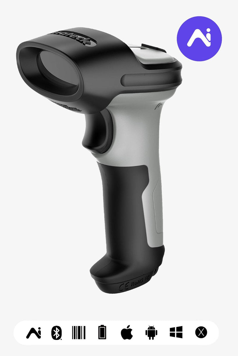 Inateck BCST-70-AI Reader Codes Barcodes Laptop 1D Laser Black Grey