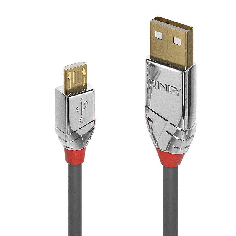 Lindy USB 2.0 Cable Typ a/Micro-b Cromo Line M/M 1M