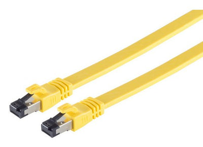 S-impuls Network Cable CAT.8.1 Flat Lszh Yellow 7,5M — image 1