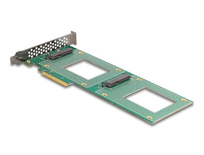 Delock 90151 Card Pci Express 4.0 X8 a 2 X Internal U.2 NVMe SFF-8639 - Bifurcación (laxan 236 X 87MM) — image 1