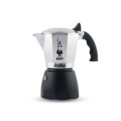 Bialetti Coffee Machine Brikka Italiana 0,17 L Black Steel Inoxidable — image 1