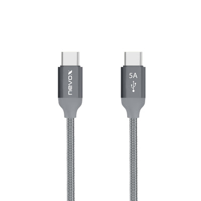 Nevox Cable USB 2.0, Connector USB-C Connector USB-C Grey 1 Tape Measure Pd, Charging With Up To 100 Watts 425 — image 1