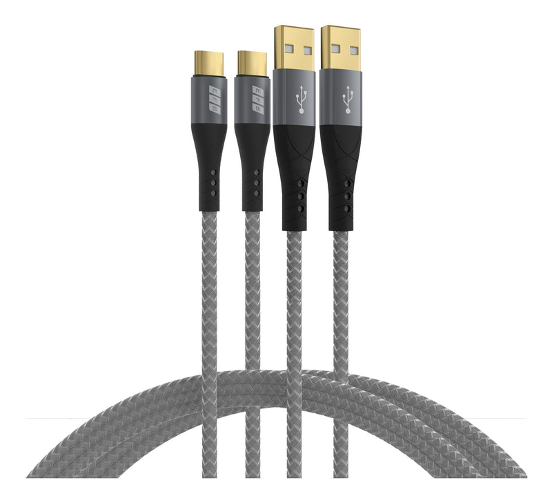 Efb USB-A a USB-C Cableset 60W Qc 3A 2X2M