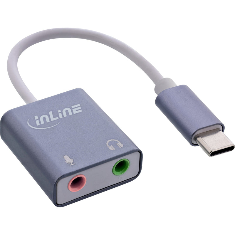 Inline® USB Audio Sound Adapter, USB-C Cable