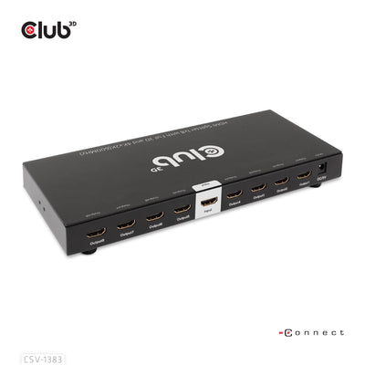 CLUB3D HDMI Splitter 1 Input - 8 Salidas 4K60HZ UHD Retail — image 1