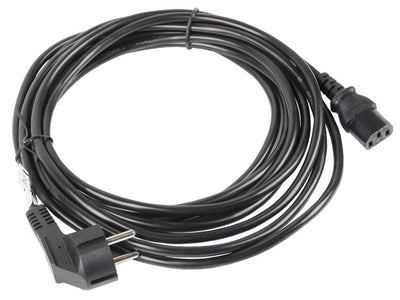 Lanberg Cable Power CA-C13C-11CC-0100-BK Connectors Schuko / IEC320 C13 10 Metres — image 1