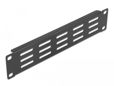 Delock Panel Gabinete Network 10 With Ranuras Ventilación Horizontal 1U Black — image 1