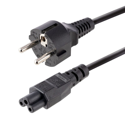 Cable 3M Alimentacin Cabl Laptop Ue Schuko C5 Trebol — image 1