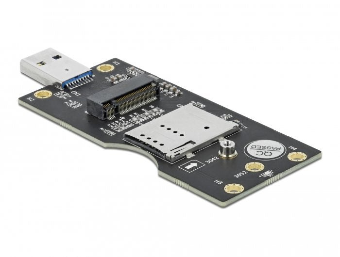 USB 3.0 Convertidor Type a Connector Male a M.2 Key B With SIM Slot