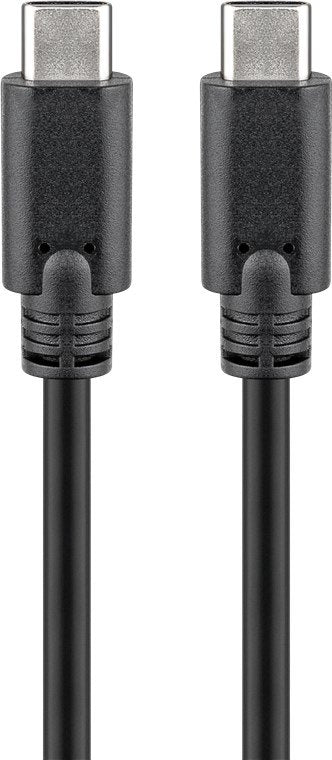 Goobay 66508 USB Cable 2M USB 3.2 Gen 1 (3.1 Gen 1) USB C Black — image 1