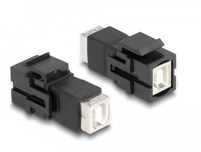 Keystone Modul USB 2.0 Typ-b Buchse Zu USB 2.0 Typ-b Buchse Black — image 1
