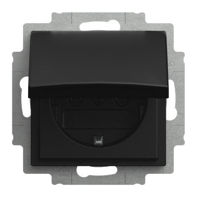Busch Jaeger Bj 20 EUK-915 Schuko® Sockets Power Inserto With Cover Abatible Busch-balance® Si — image 1