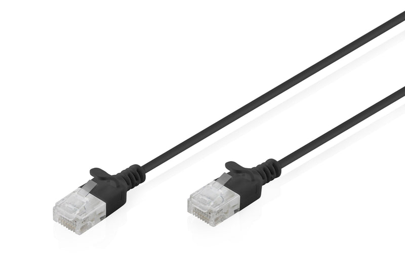 Digitus CAT.6 U-UTP Slim Network Cable, 2M, Black