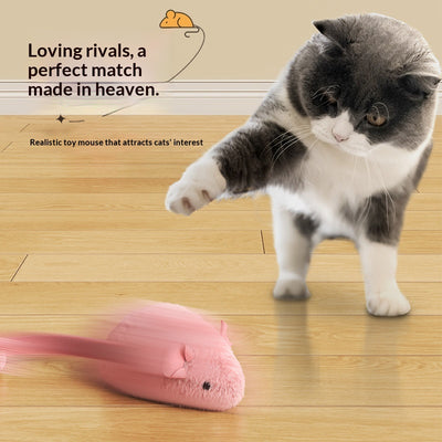 Fluorescent Mouse-shaped Interactive Cat Toy
