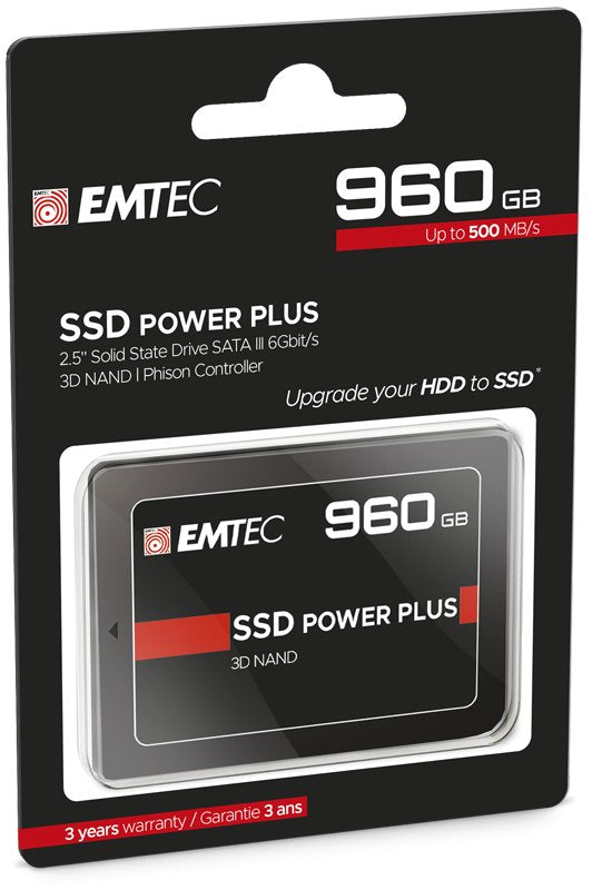 Emtec Drive SSD 960GB Power Plus X150 2,5 (6.3CM) SATA III