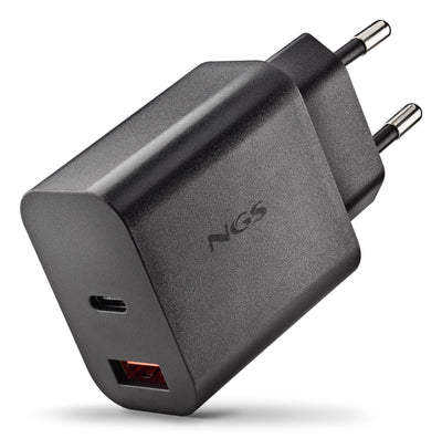 Ngs Wall Charger GaN Era 20W 1x USB Type-c 1x USB 20W — image 1