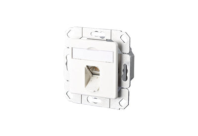 Socket Connection E-dat C6 8(8) Upk CAT.6, Lsa, White Puro — image 1