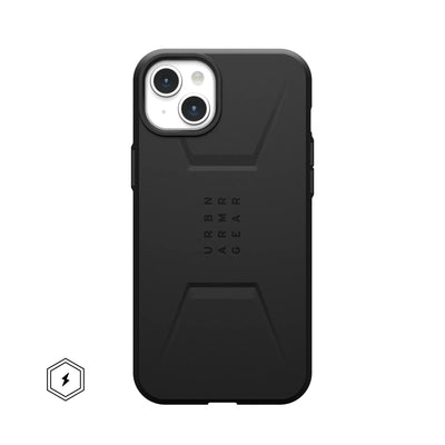 Uag Civilian Series Rugged Case For Apple Iphone 15 Plus [6.7-INCH] Civilian Black Housing Rear Phone Mobile P — image 1