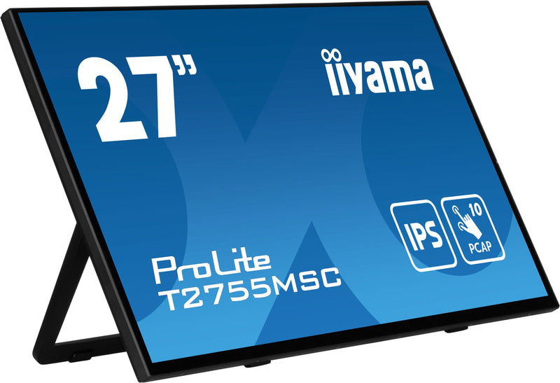 Iiyama Monitor 68.6CM 27 T2755MSC-B1 16:9M-TOUCH HDMI + DP Webcam Retail