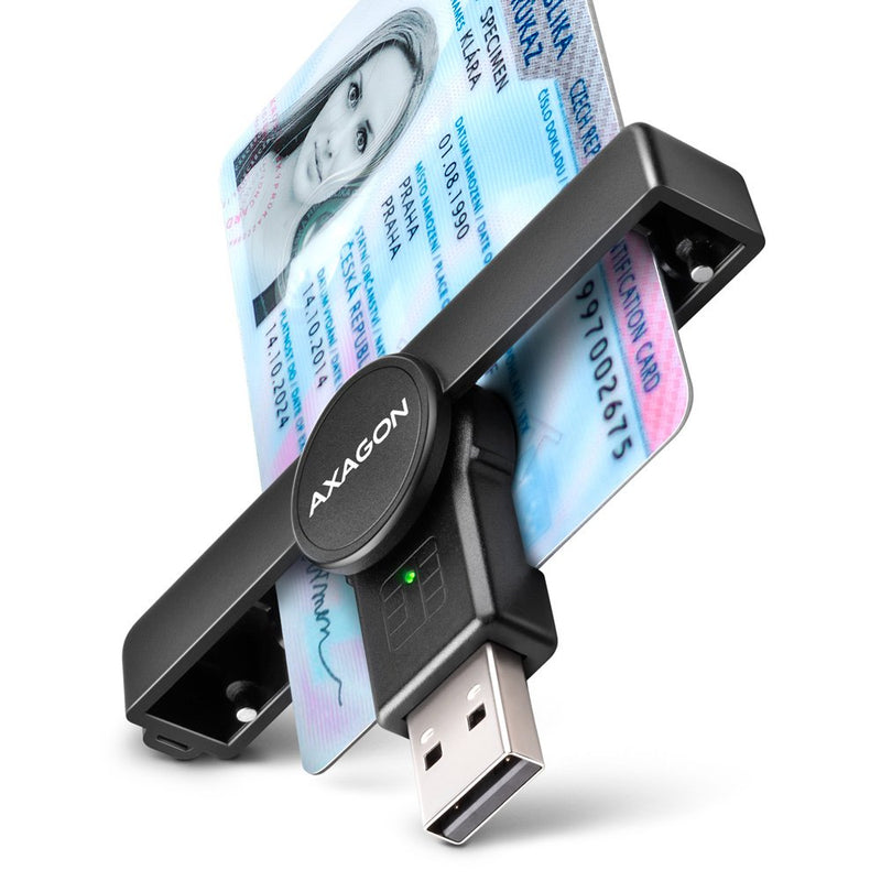 Axagon Cre-smpa Reader Card Smart USB 2.0 Black