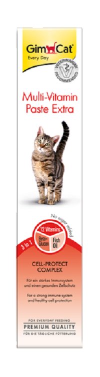 Gimcat Multi-vitamin Paste Extra – Premio Gatos – 50G