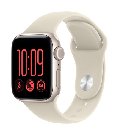 Apple Watch Se 3 GPS + Cellular 40MM Starlight Aluminium Case With Sand Sport Band - S M — image 1