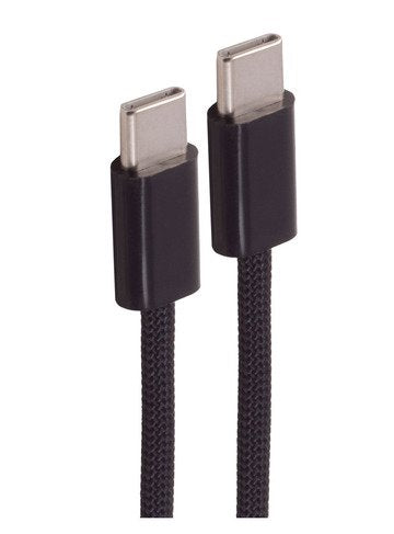 Shiverpeaks USB-C Cable Charging 2.0, 60W, Black Textil, 1,5M