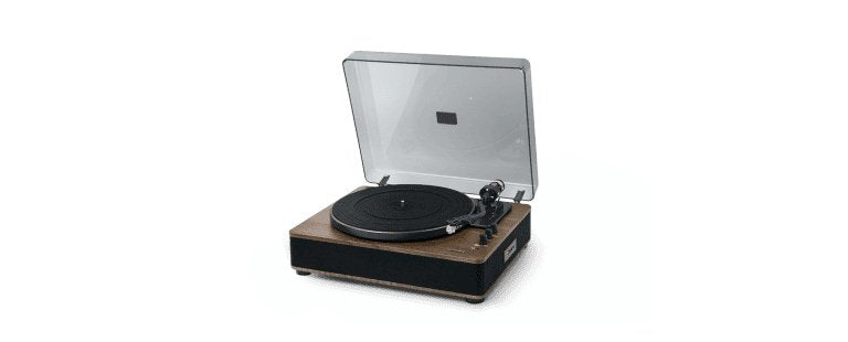 Muse Sistema Stereo Tocadiscos MT-107 Bto, Black Brown
