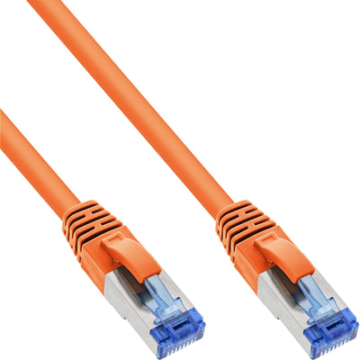 Inline Network Cable S/FTP Pimf CAT.6A Libre Halógenos 500MHZ Orange 0.5M — image 1
