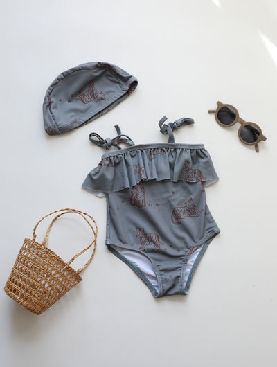 Children's High Elastic Sun Protection Quick-drying One Piece Swimsuit