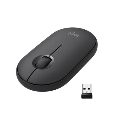 Logitech Wireless Mouse Pebble M350 Graphite 910-005718 — image 1